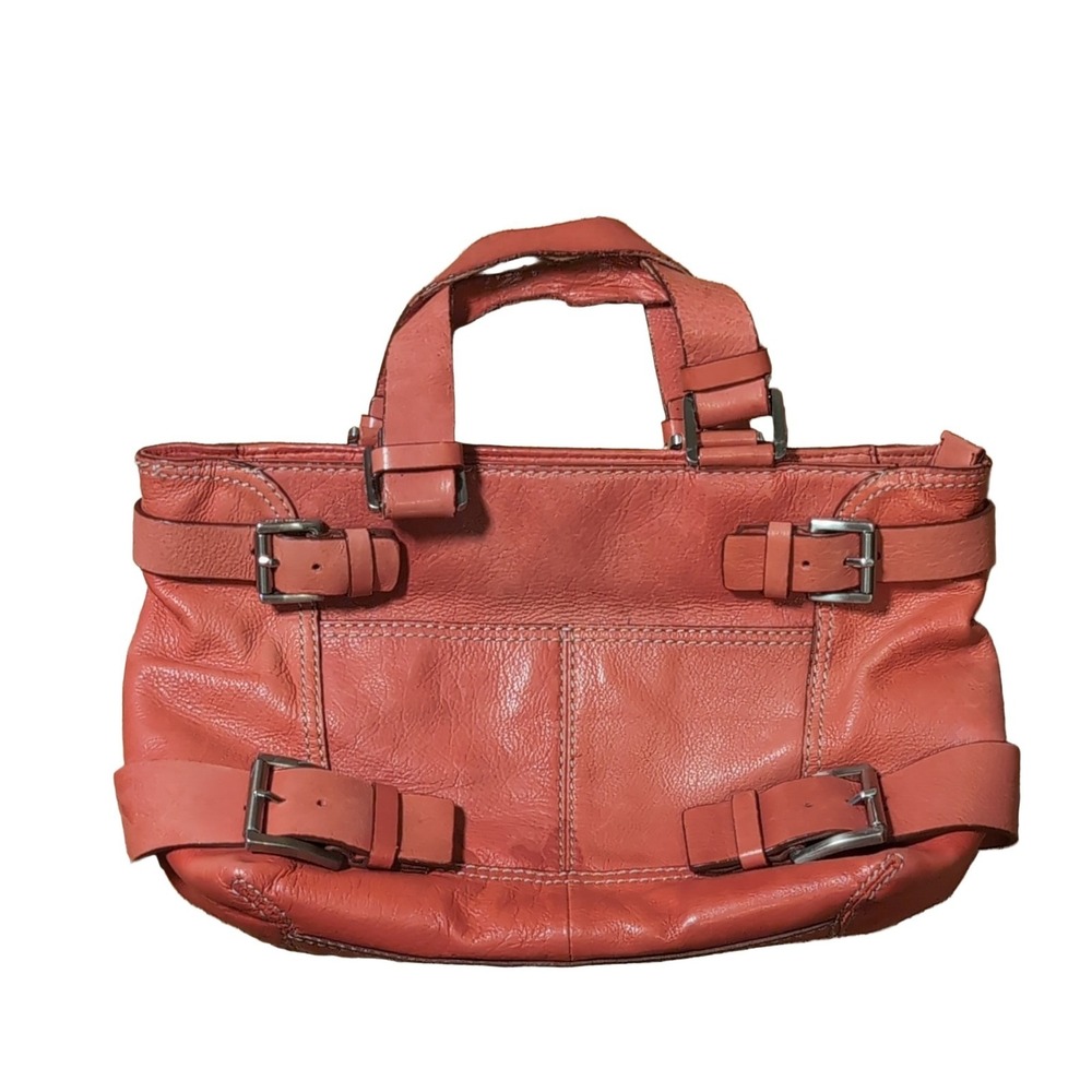 Michael Kors Saddle Bag Coral Leather Medium Women's Vintage‎ Handbag